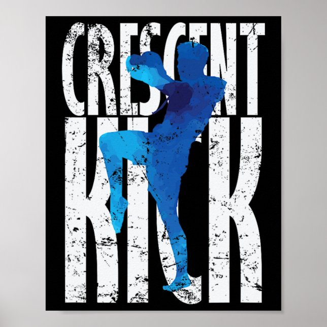 Crescent Kick Kickboxen Poster (Vorne)