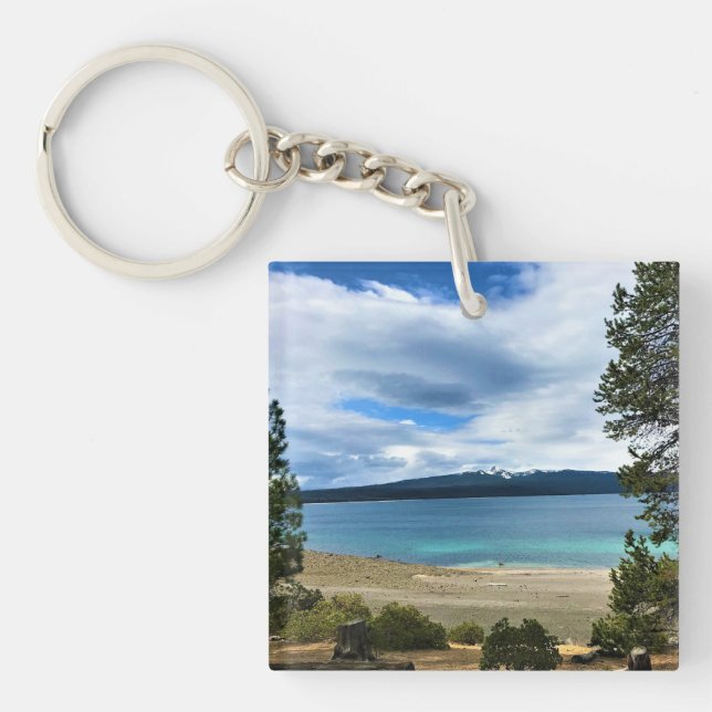 Crescent Lake, OR Schlüsselanhänger (Vorderseite)