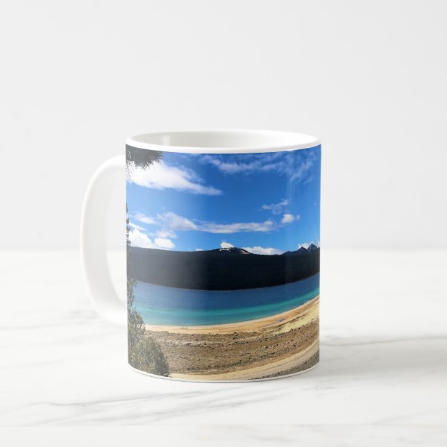 Crescent Lake, Oregon Kaffeetasse (Vorderseite Links)