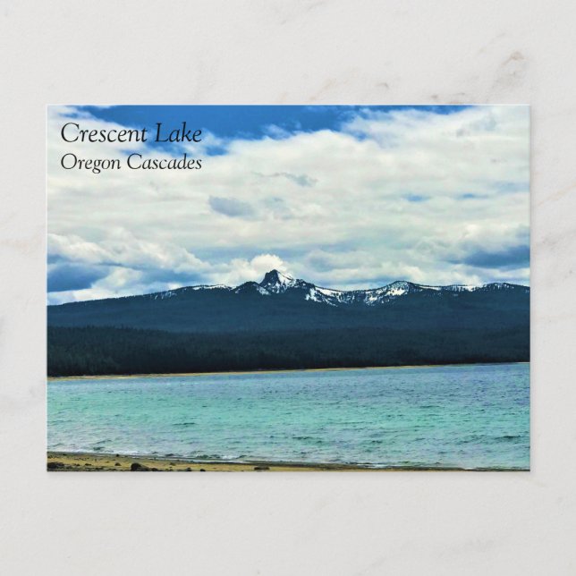 Crescent Lake, Oregon Postcard Postkarte (Vorderseite)