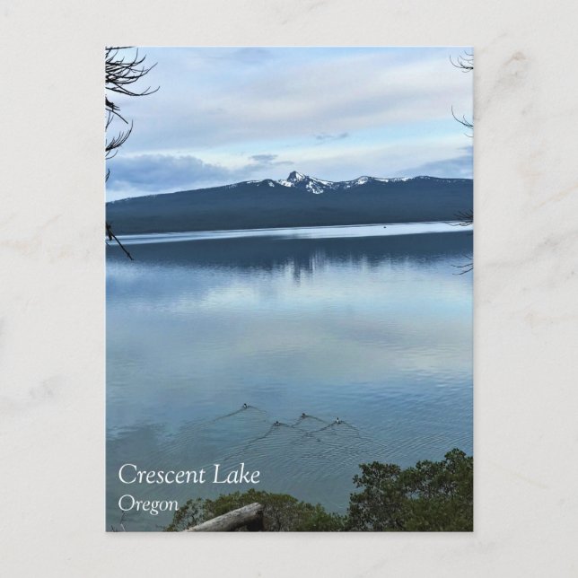Crescent Lake, Oregon Postcard Postkarte (Vorderseite)