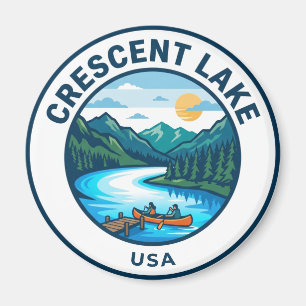 Crescent Lake USA Magnet