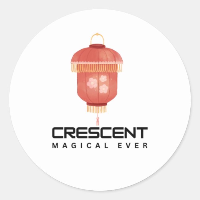 CRESCENT MAGICAL JE STIKER STICKER NEUES FESTVE (Vorderseite)