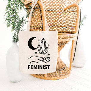 Crescent-Mond- und Kristallmagie-Tasche-Design Tragetasche