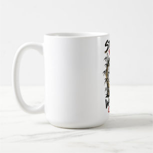 Crescent Moon Buddha Meditation Zen Kaffeetasse