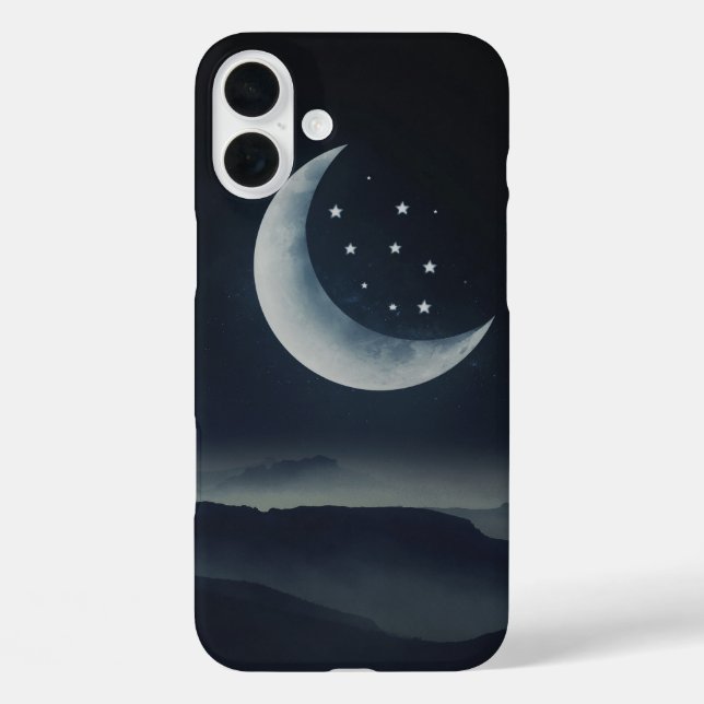Crescent Moon Case-Mate iPhone Hülle (Rückseite)