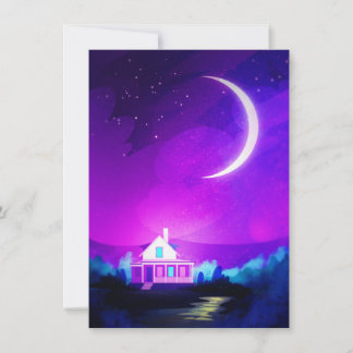 Crescent Moon Dankeskarte