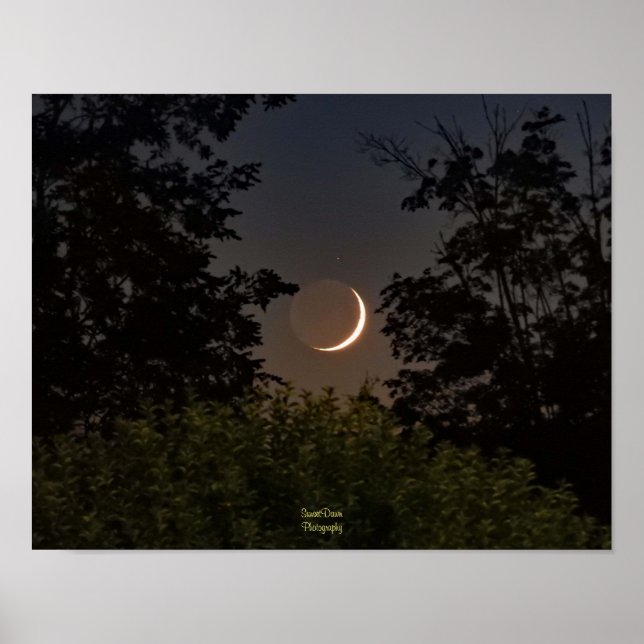 Crescent Moon Einstellung Poster (Vorne)