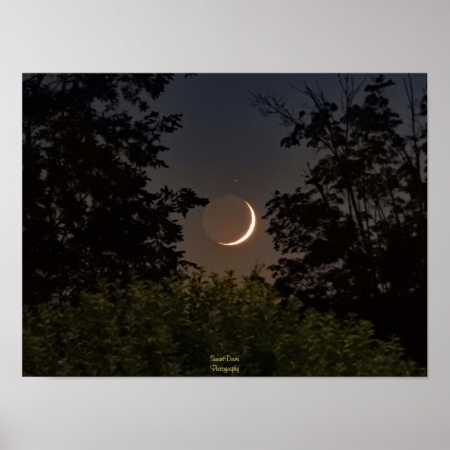 Crescent Moon Einstellung Poster (Vorne)