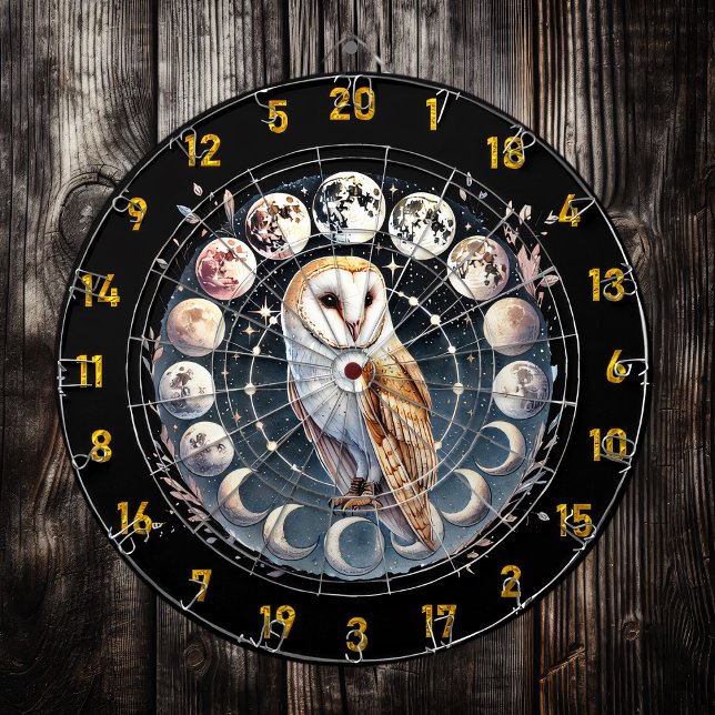 Crescent Moon, fokussiert Dartscheibe (Von Creator hochgeladen)