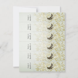 Crescent Moon Mistletoe Festliches Abendessen Einladung