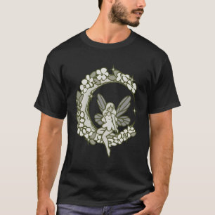 Crescent Moon mit märchenhafter Fee T-Shirt