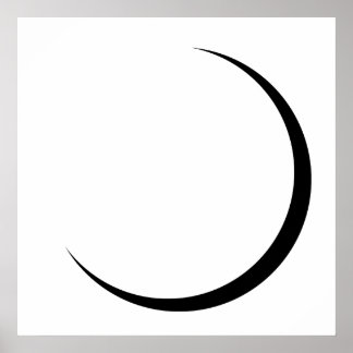 Crescent Moon Poster