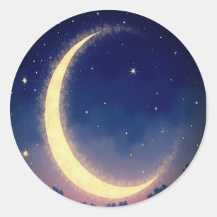 "Crescent Moon Sticker Pack - Magische Feier