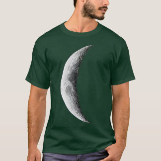 Crescent Moon Weltraumgalaxie Astronomie T-Shirt