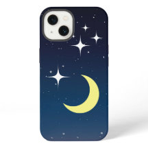 Crescent Moon with Stars IPhone case
