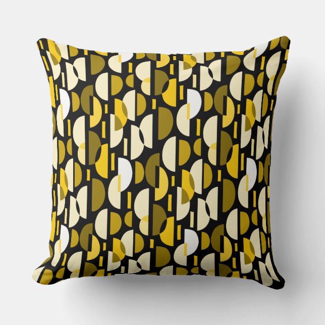 Crescent Pattern 010921 - Bernstein Kissen (Vorderseite)