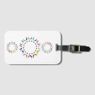 Crescent Pride Moons & Black Hearts Gepäckanhänger
