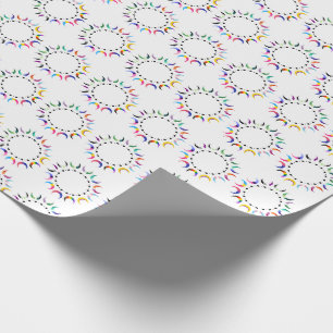 Crescent Pride Moons & Black Hearts Geschenkpapier