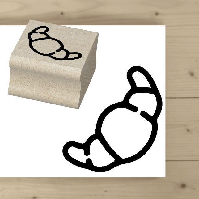 Crescent Roll Mini Briefmarke Scrapbooking und Kun Gummistempel (Crescent Roll Stamp: Unlock Your Creativity! 🥐)