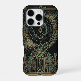 Crescent Star Deco Moon | Art iPhone 16 Pro Case Hülle