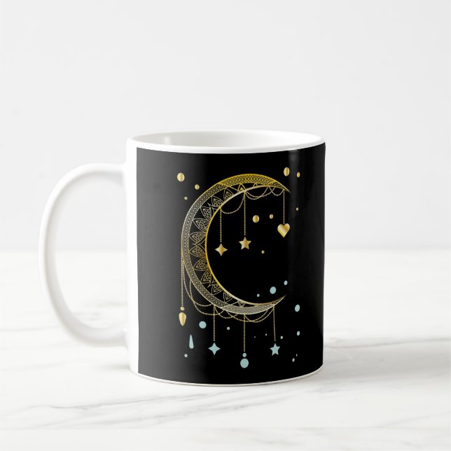 Crescent Sun Spiritualität Moon Kawaii Kaffeetasse (Links)