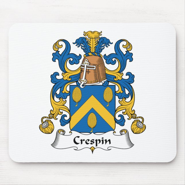 Crespin Familienwappen Mousepad (Vorne)