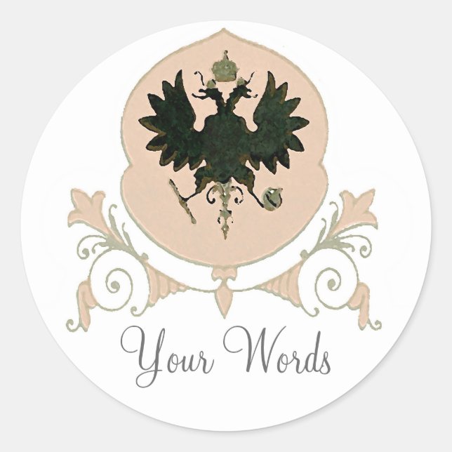 Crest Design ~ 20 Aufkleber (Vorderseite)