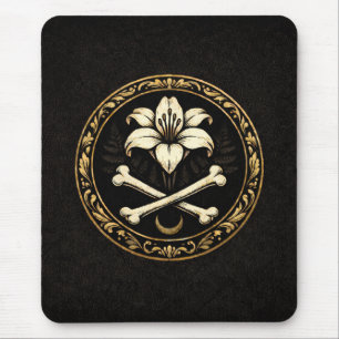 Crest-Mauspad Dark Academia Lily & Bones Mousepad
