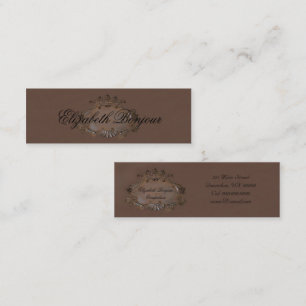 Crest ~ Visitenkarte / Emblem Royal Crown Slim