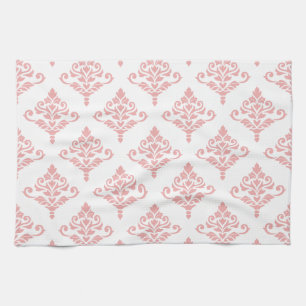 Cresta Damast Muster (B) Pink Handtuch