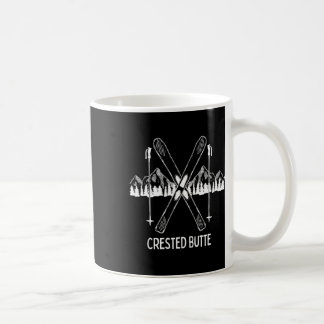 Crested Butte Co Rocky Mountains Colorado Schnee Kaffeetasse