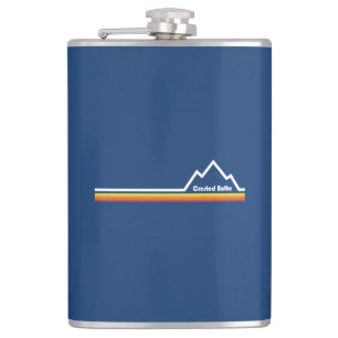 Crested Butte Colorado Flachmann