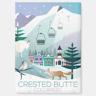 Crested Butte, Colorado Kühlschrank Magnet