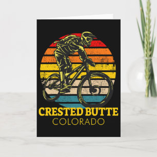Crested Butte Colorado Mountainbike Mtb Vintage Karte