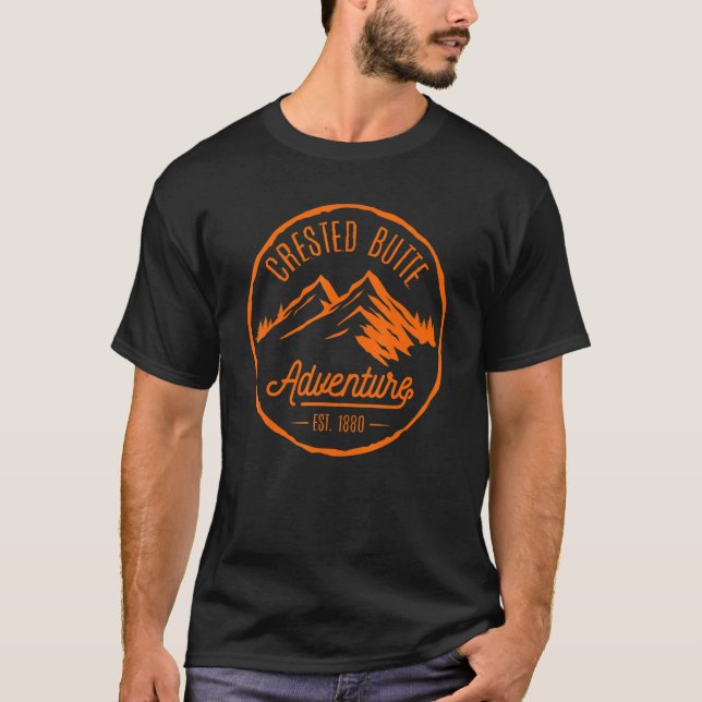 Crested Butte Colorado mountains rivers forest T-Shirt (Vorderseite)