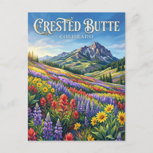 Crested Butte Colorado Postkarte
