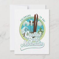 Crested Butte Mountain Colorado Logo