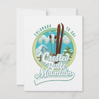 Crested Butte Mountain Colorado Logo