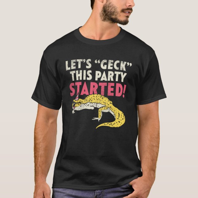 Crested Gecko T-Shirt (Vorderseite)