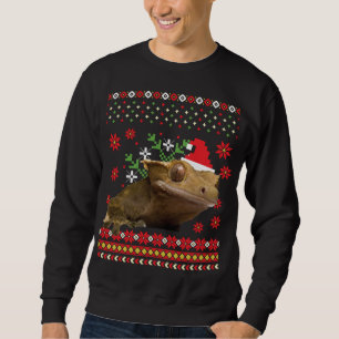 Crested Gecko Ugly Christmas Sweater Sweatshirt