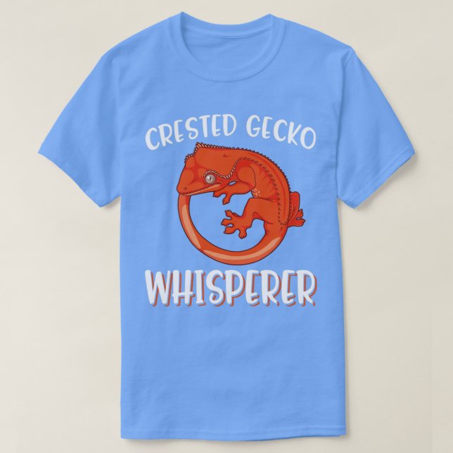 Crested Gecko Whisperer T-Shirt (Design vorne)