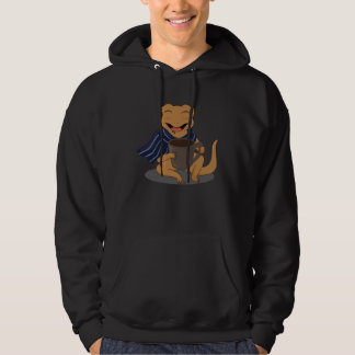 Crested Geckos Coffee Tired Monday Lazy Gecko Hoodie