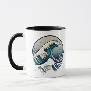 "Cresting Wave" Tasse