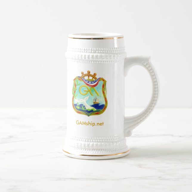CrestM Stein Bierglas (Rechts)