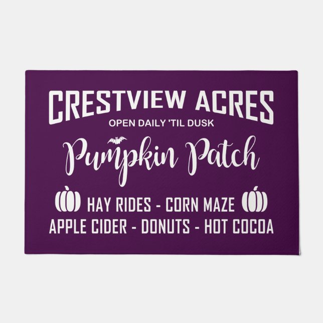 CRESTVIEW ACS PUMPKIN PATCH FUßMATTE (Vorderseite)
