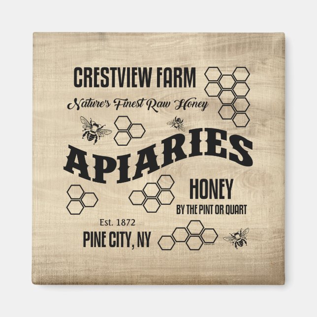 CRESTVIEW FARM APIARIARIES MAGNET (Vorne)