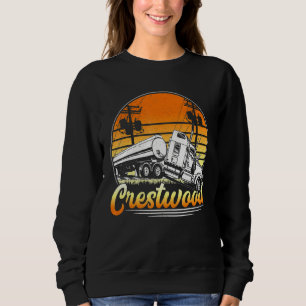 Crestwood Kentucky Ky Tourismus Semi bleibt im Eis Sweatshirt
