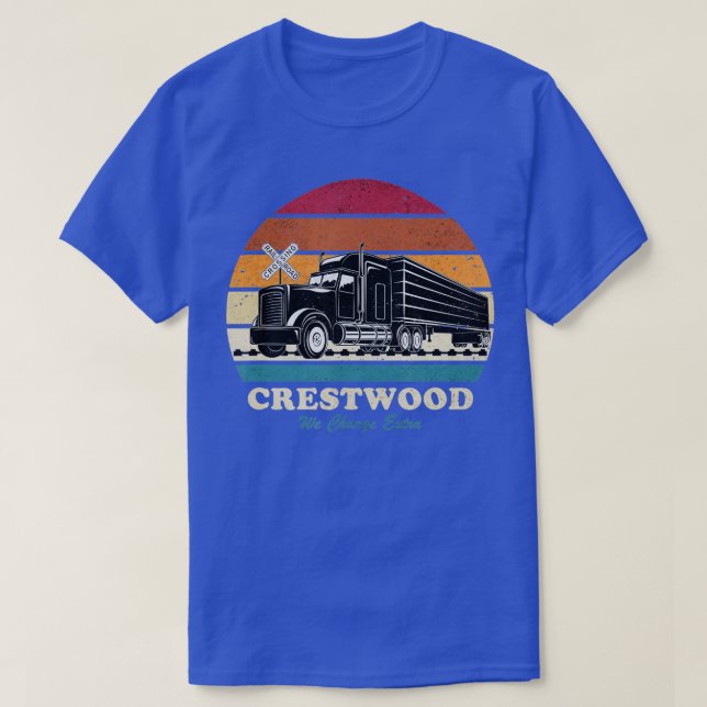 Crestwood Kentucky KY Tourismus Semi bleibt im Eis T-Shirt (Design vorne)