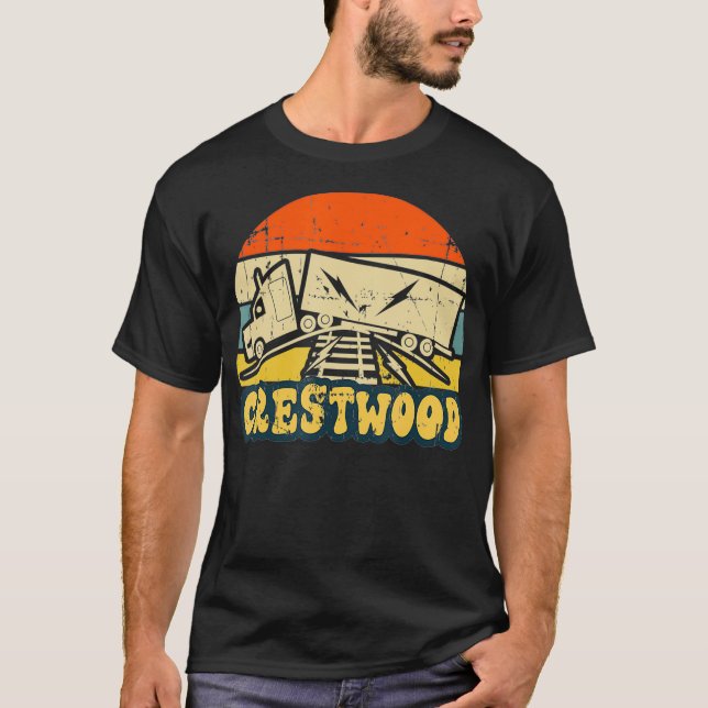 Crestwood Kentucky KY Tourismus Semi Truck on T-Shirt (Vorderseite)